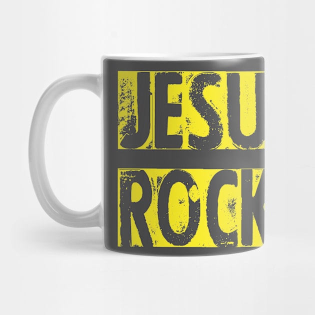 jesus rocks christian by theshop